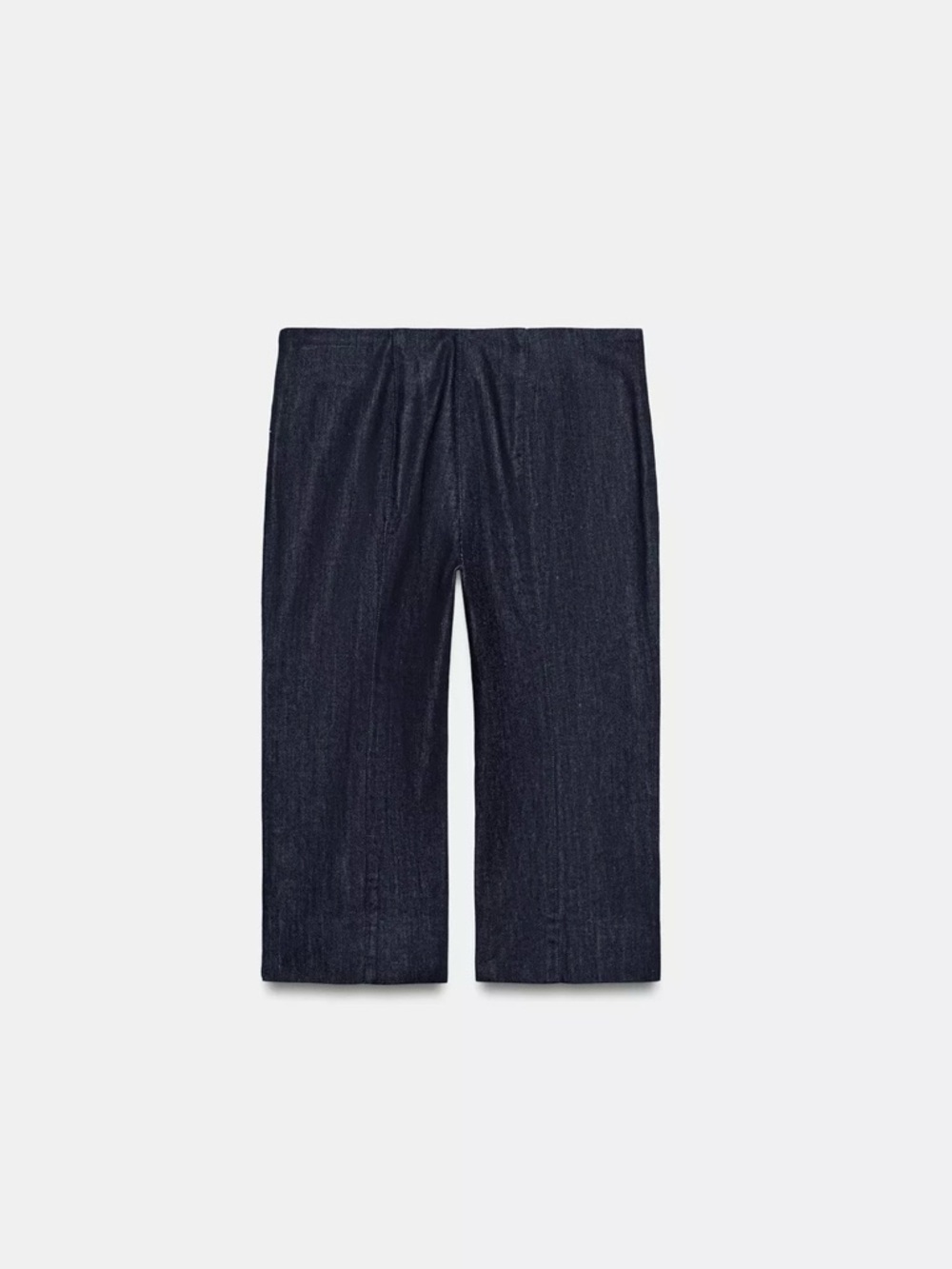 Zara Dark Navy Wide-Leg Capris - 0340/049/407